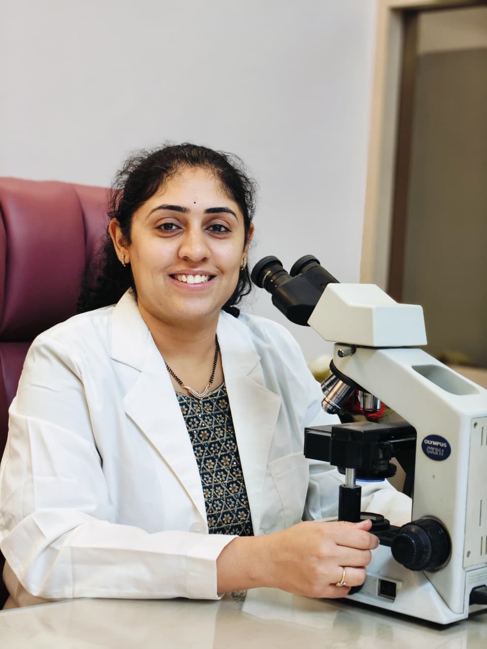 Dr. Mansi Tejendra Ramani, Consultant Pathologist at Shree Sai Pathology Laboratory